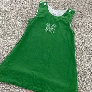 Monogrammed Corduroy Jumper